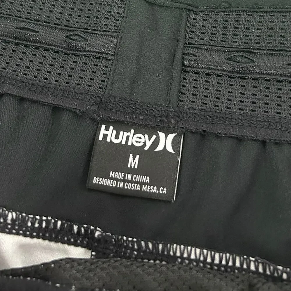 Hurley Explore Phantom+ Trek II Camo Black Bermuda Shorts  Size M